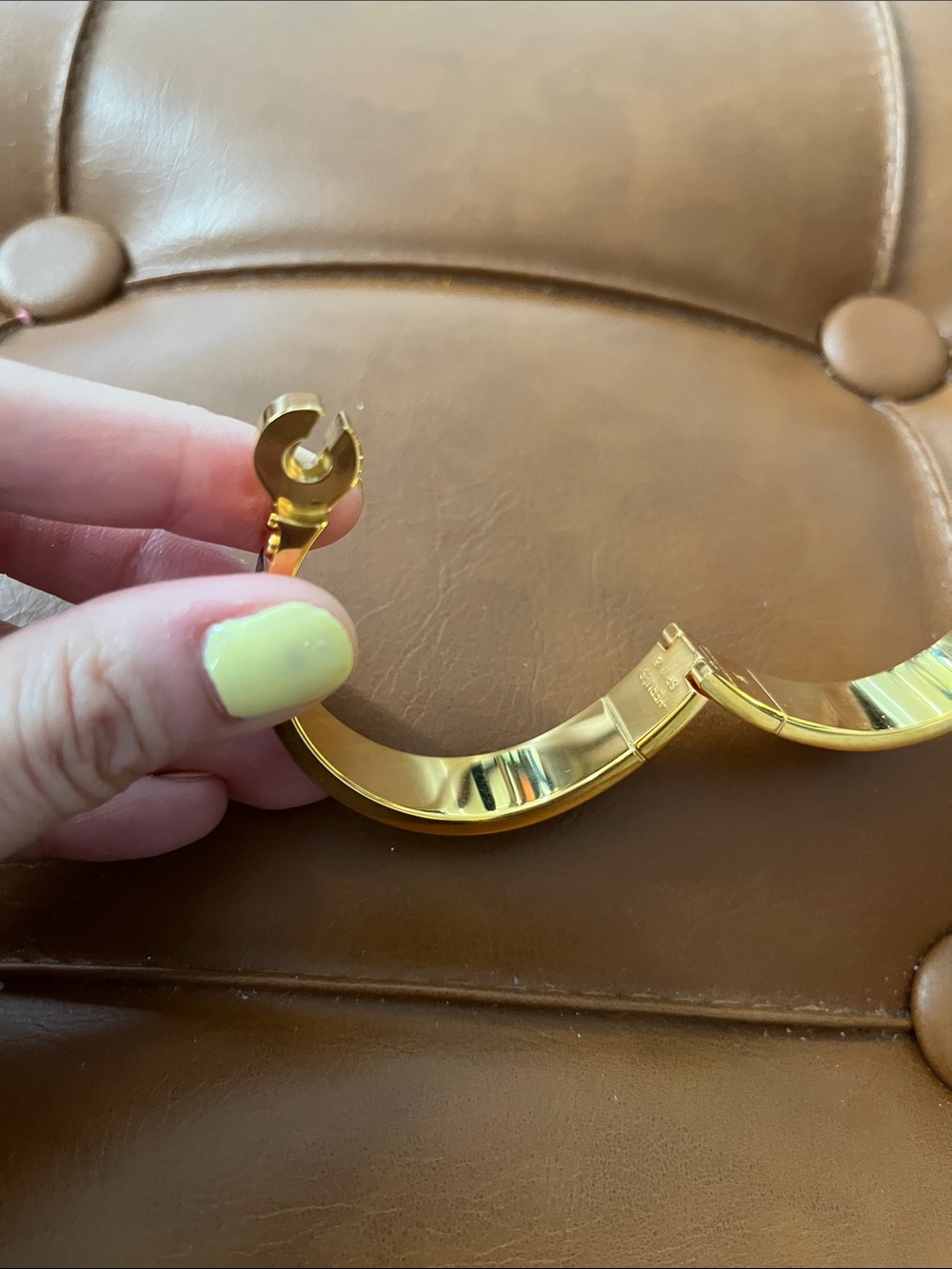 Hermes Blue Enamel and Gold Bracelet - Picture 11 of 15